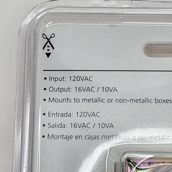 HEATH/ZENITH Wired Transformer DW-122 Factory New for doorbell 120 VAC - Picture 6 of 13